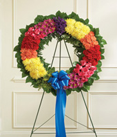 Multicolor Bright Specialty Wreath