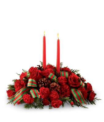 FTD Holiday Classics� Centerpiece by Better Homes and Gardens